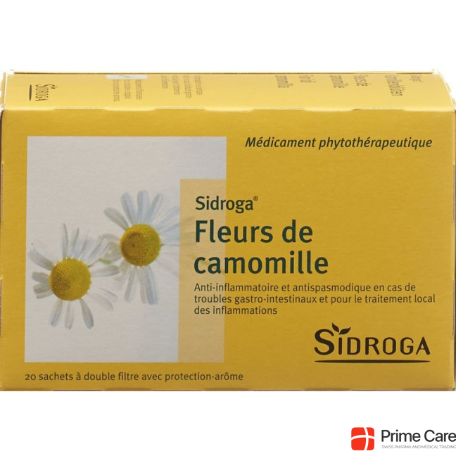 Sidroga chamomile flowers 20 Btl 1.5 g