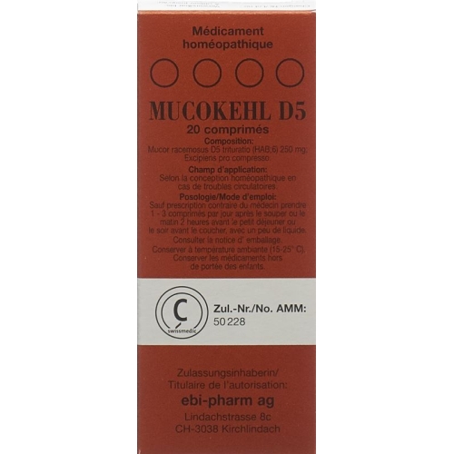 Mucokehl Tabletten D 5 20 Stück buy online