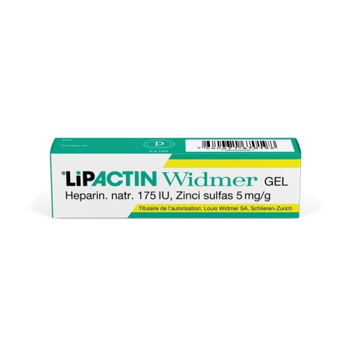 Lipactin Widmer Gel 5g buy online