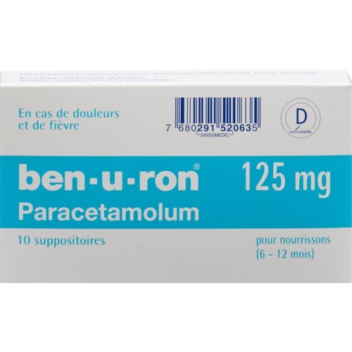 Ben U Ron 125mg 10 Zäpfchen buy online