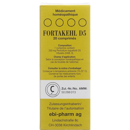 Fortakehl Tabletten D 5 Trit 20 Stück buy online