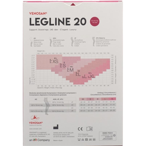 Venosan Legline 20 A-ghz M Sahara 1 Paar buy online