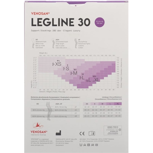 Venosan Legline 30 A-ghz S Nude 1 Paar buy online