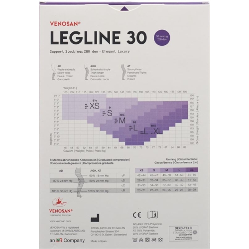 Venosan Legline 30 A-ghz M Sahara 1 Paar buy online