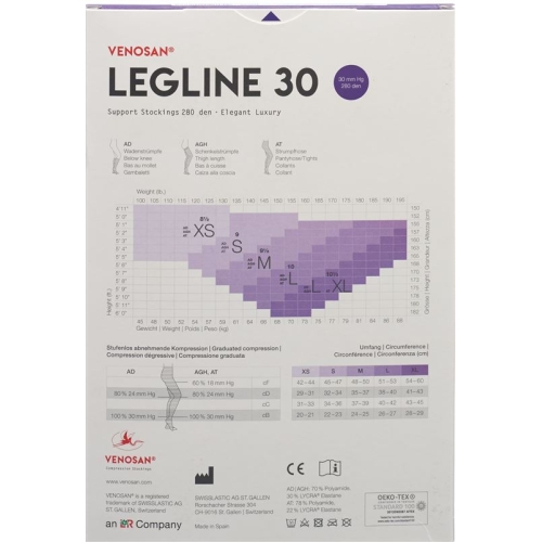 Venosan Legline 30 A-t S Sahara 1 Paar buy online