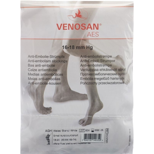 Venosan Aes A-g S Kurz Offen Weiss 1 Paar buy online