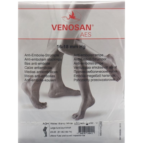 Venosan Aes A-g L Kurz Offen Weiss 1 Paar buy online