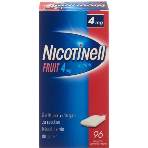 Nicotinell Fruit 4mg 96 Kaugummi buy online