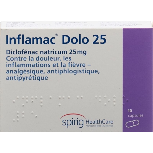 Inflamac Dolo 25mg 10 Kapseln buy online