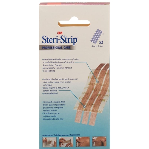 3M Steri Strip Elastisch 6x75mm Beige 2x 3 Stück buy online