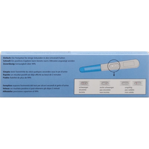 Axaclear pregnancy test 2 pcs