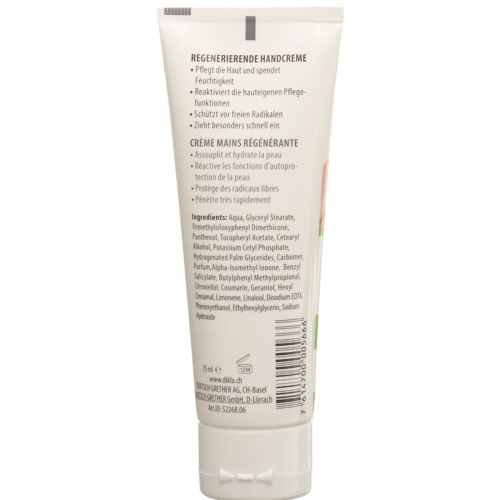 Dikla Regenerierende Handcreme Tube 75ml buy online