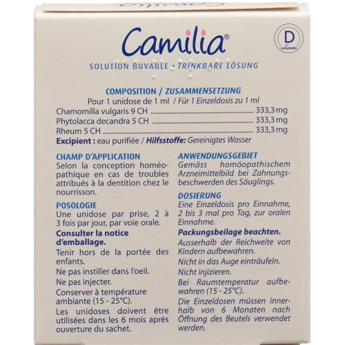 Camilia Lösung 10x 1ml buy online