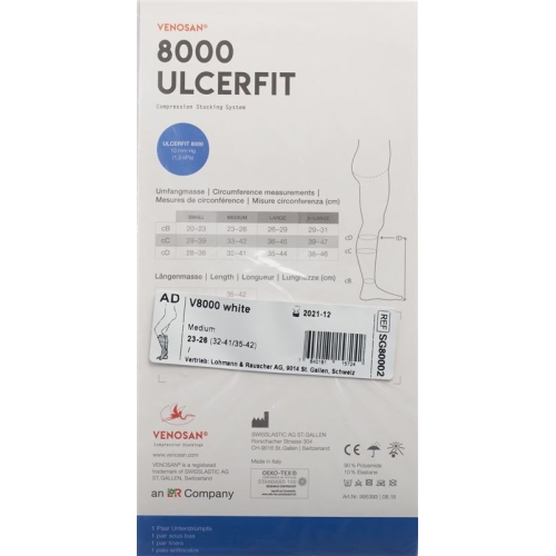 Venosan 8000 Ulcerfit A-d L 10mm Hg 1 pair buy online