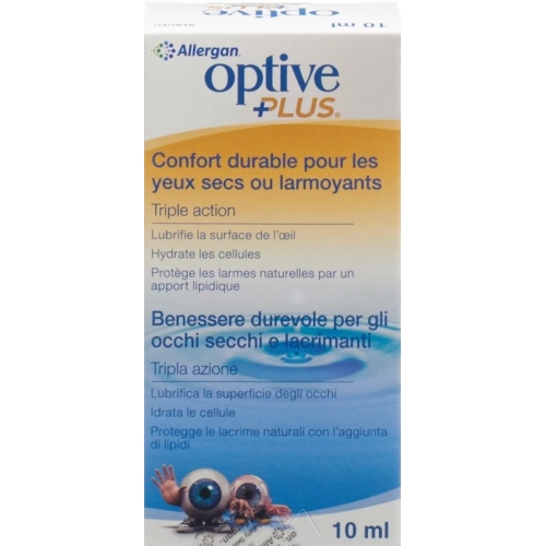 Optive Plus Augentropfen Dreifache Wirkung 10ml buy online