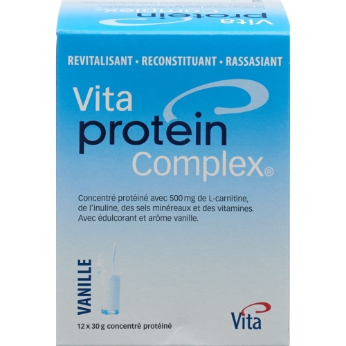 Vita Protein Complex Pulver Vanille 12 Beutel 30g buy online