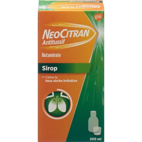 NeoCitran cough suppressants syrup 15 mg / 10 ml 200 ml Glasfl