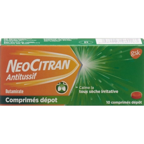 NeoCitran cough suppressants Depottabl 50 mg 10 pcs