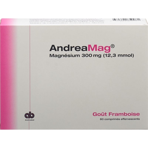 Andreamag Brausetabl 300 mg with raspberry flavor 60 pcs