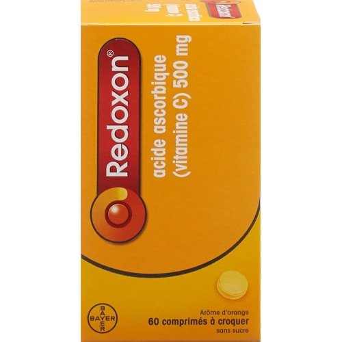 Redoxon Kautabl 500 mg orange flavor sugarless 60 pcs