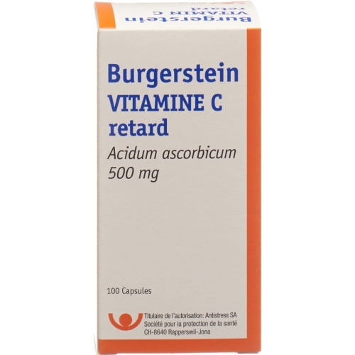 BURGERSTEIN Vitamin C Ret capsules 500 mg buy online