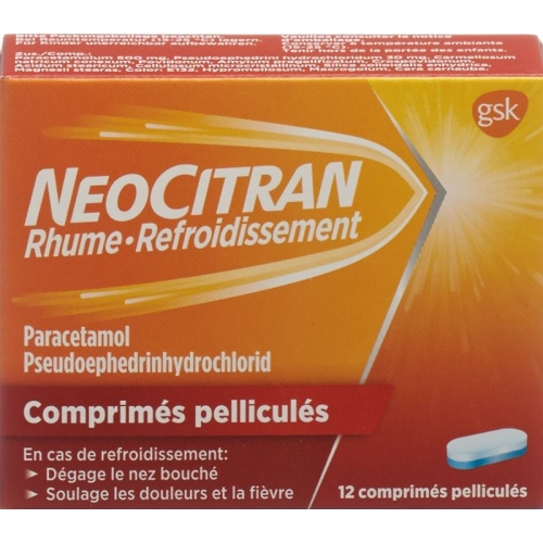 Neocitran Schnupfen/erkaeltung Filmtabletten 12 Stück buy online