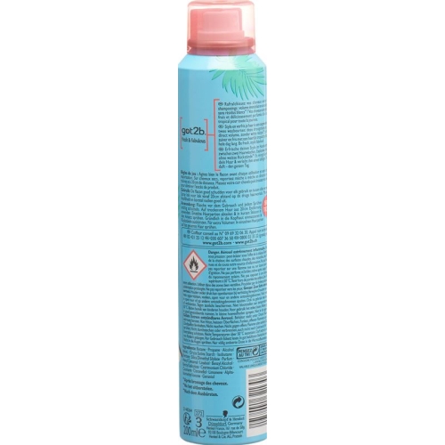 Got2b Fresh&fabulous Dry Shampoo Volume 200ml buy online