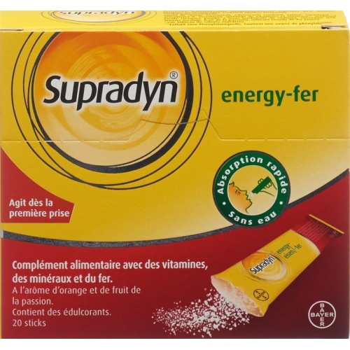 Supradyn Energy-Vitamins Sticks Granules 20 pieces buy online