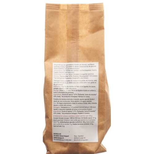 Morga Maranta-Tapioka Stärkemehl Bio Beutel 150g buy online