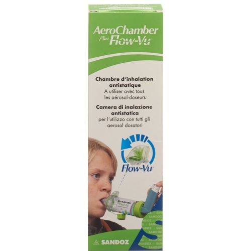 Aerochamber Plus Flow-vu ohne Maske (5+ J) Grün buy online