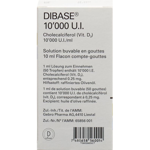 Dibase Tropfen 10000 Ie/ml Flasche 10ml buy online