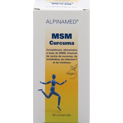 Alpinamed MSM Curcuma Tablets tin 90 pieces buy online