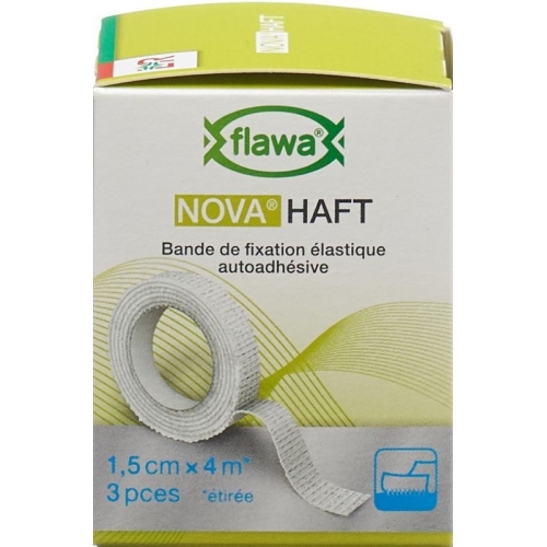 Flawa Nova Haft Cohesive Gauze bandage 1.5cmx4m 3 Stück buy online