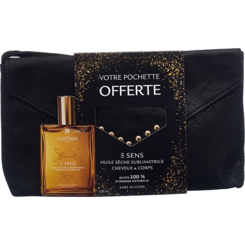 Furterer 5 Sens Set Trockenoel 100ml & Clutch buy online