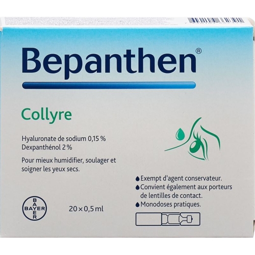 Bepanthen Eye drops 20 mono doses 0.5ml buy online