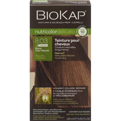 Biokap Nutricolor Delicato Rapid He Naturbl 135ml buy online