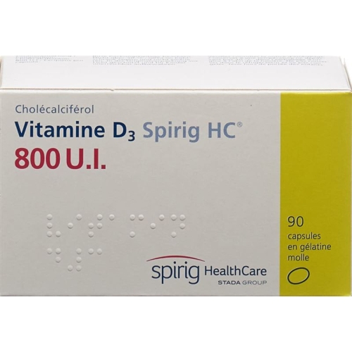 Vitamin D3 Spirig HC Kapseln 800 Ie 90 Stück buy online