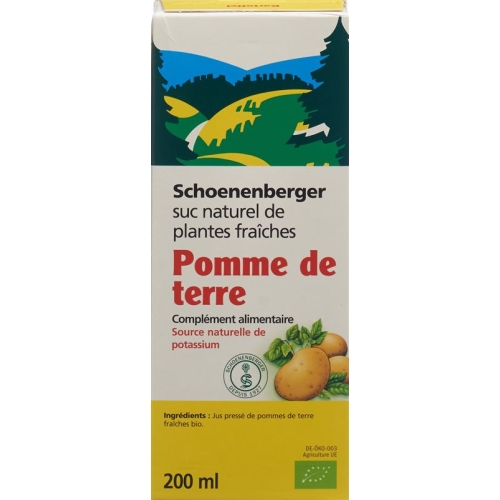 Schönenberger Potato Fresh Plant Juice Organic 200ml buy online