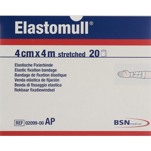 Elastomull Gazebinde Weiss 4mx4cm 20 Stück buy online