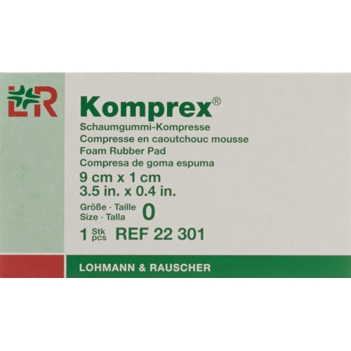 Komprex Schaumgummi Kompressen 9cm x 1cm buy online