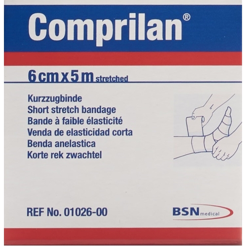 Comprilan Kompressionsbinde Kurzem Zug 5mx6cm buy online