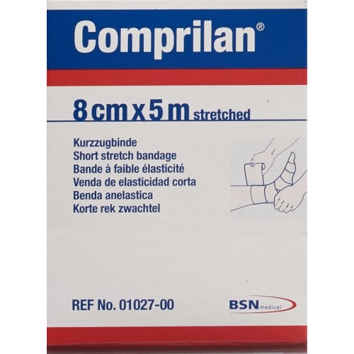 Comprilan Kompressionsbinde Kurzem Zug 5mx8cm buy online