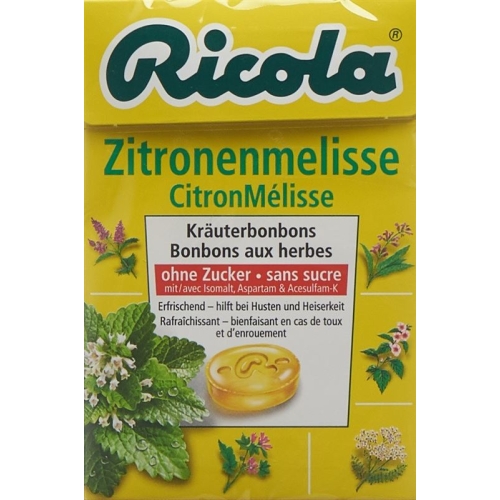 Ricola Zitronenmelisse Kräuterbonbons ohne Zucker Box 50g buy online