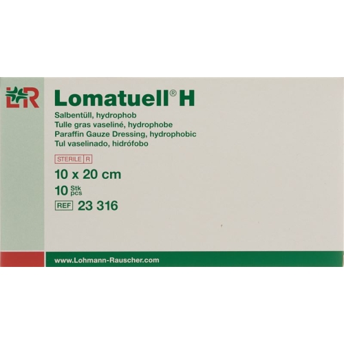 Lomatuell H Salbenkompresse 10x20cm Steril 10 Stück buy online