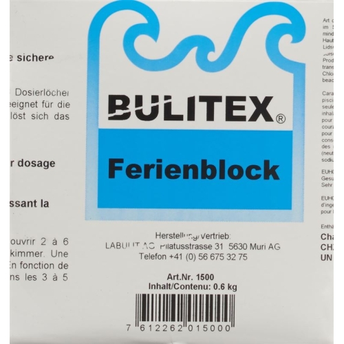 Bulitex Ferienblock 600g buy online