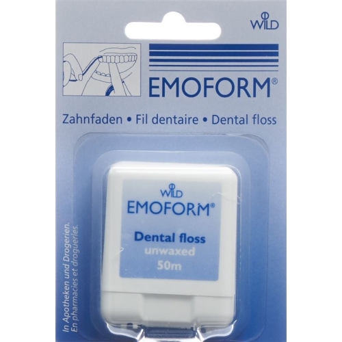 Emoform tooth thread Unwaxed 50m buy online