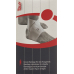 TALE Крестообразный бандаж на лодыжку 7,5 см белый