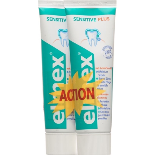 Elmex Sensitive Plus Zahnpasta 2x 75ml buy online