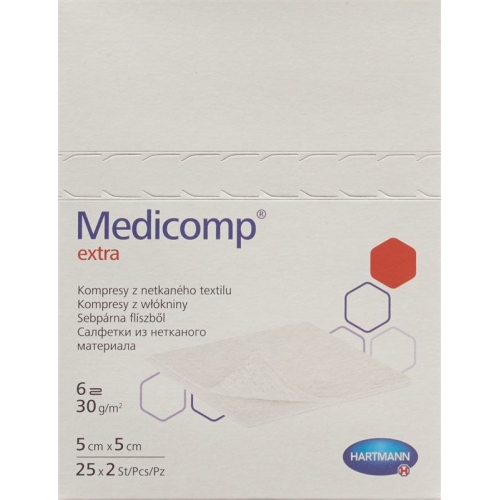 Medicomp Extra 6 Fach S30 5x5cm St 25x 2 Stück buy online