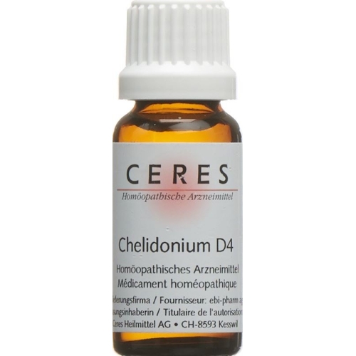 Ceres Chelidonium D 4 Dilution 20ml buy online